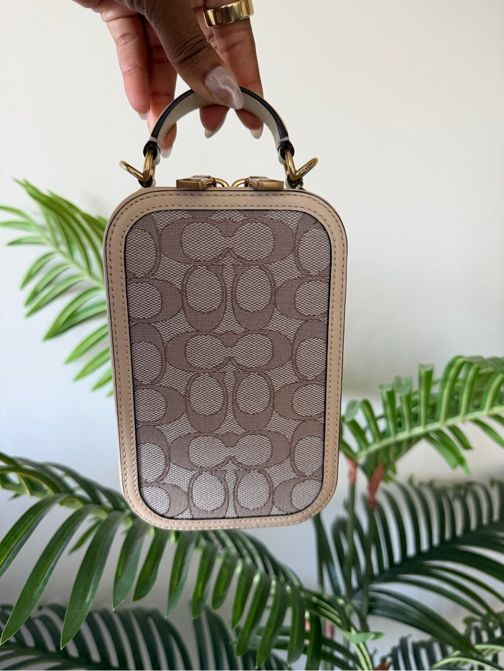 Coach Beige Alie Camera Bag